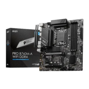 MSI Pro B760M-A WiFi DDR4 Intel Motherboard