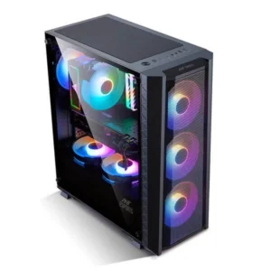 Buy Ant Esports ICE-311MT Auto RGB (ATX) Mid Tower Cabinet Black at bets price. It's Designed for gamers