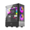 Buy Ant Esports ICE-100 Auto RGB (ATX) Cabinet Black at best price