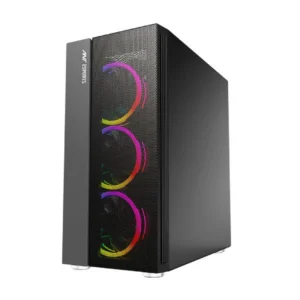 Ant Esports ICE-511MT Auto RGB Cabinet Black