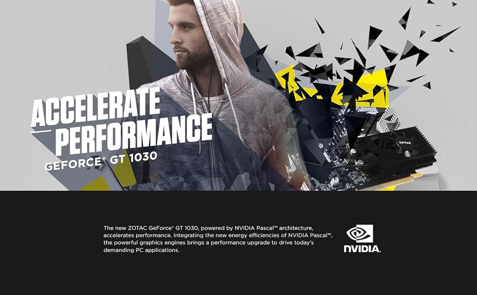 ZOTAC GT 1030 Accelerate your performance